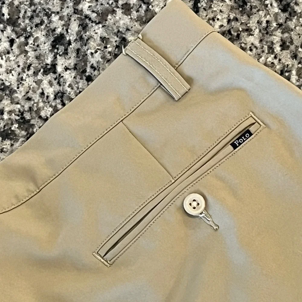Polo Ralph Lauren PERFORMANCE Slim Fit Golf Pants Men's 33x32(33x30) 100%‎ Poly